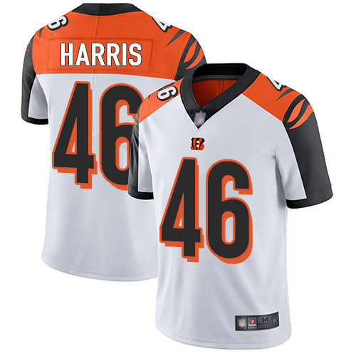 Cincinnati Bengals Limited White Men Clark Harris Road Jersey NFL Footballl #46 Vapor Untouchable->cincinnati bengals->NFL Jersey